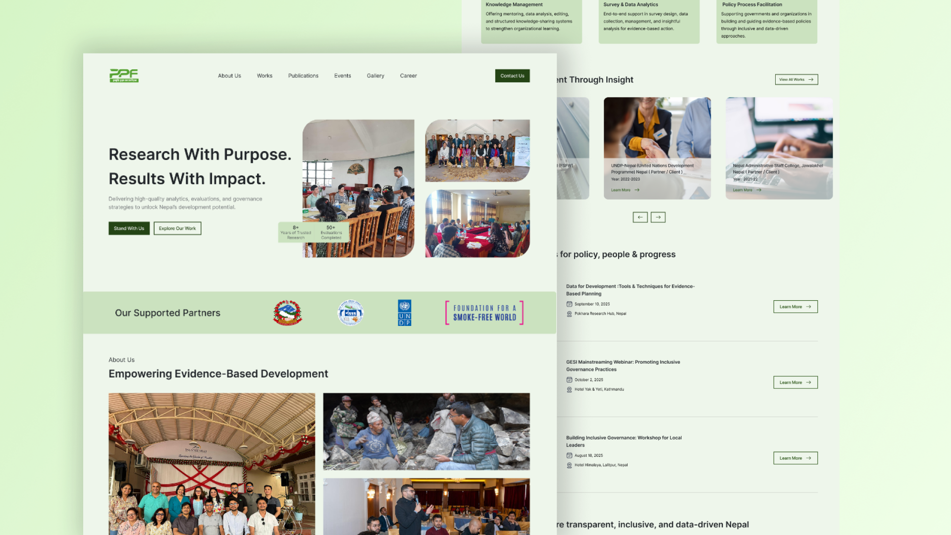 Prakriti Pragya Foundation – Website Redesign branding landingpage ui uidesign ux uxdesign websitedesign
