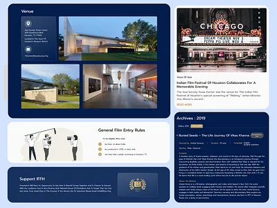 Film Festival Website film festival ui website
