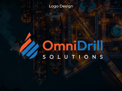 OmniDrill - Gas & Oil Industry Logo Design brand identity brand visual branding creative design graphic design industry industry design logo logo design minimal