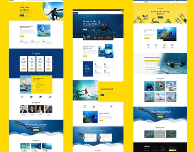 🌊 Divein - Ride the Digital Waves! 🏄‍♂️🤿 diveintheme oceanadventurewp scubadivingtheme surfingwebsite watersportswebsite