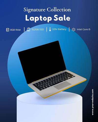Laptop Sale Poster – My Learning Exploration cleandesign dribbblelearning graphicdesign laptopposter laptopsale mylearning posterdesign techdesign uipractice