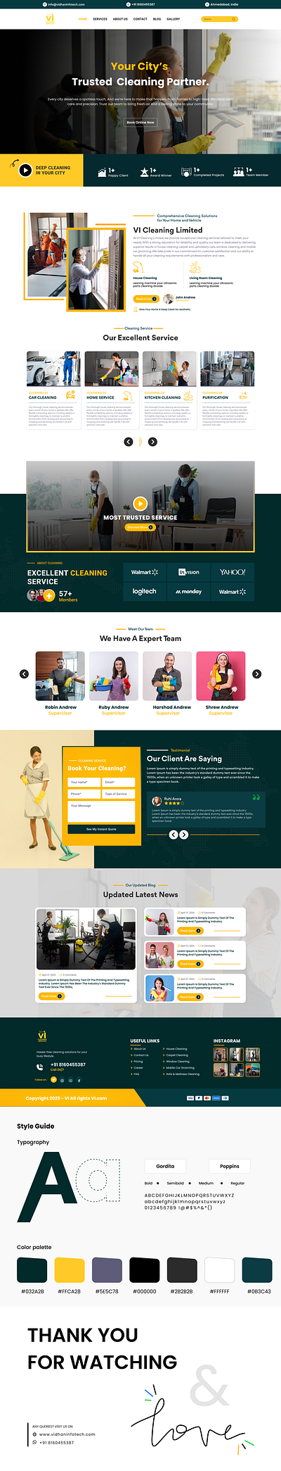 VI CLEANING SERVICES Website cleaningwebsite cleanui designportfolio figmadesign homecleaningweb modernwebdesign responsivedesign servicewebsite uxuidesign webdesign
