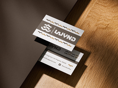 WYND Cafe Branding ( Business Card ) brand identity brand style branding business card cafe branding creative design custom logo design graphic design identity system logo logo inspiration logomark logotype minimal branding typography visual identity