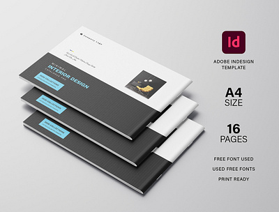 Interior Modern Catalog Template branding brochure business catalog creative design illustration interior layout modern template