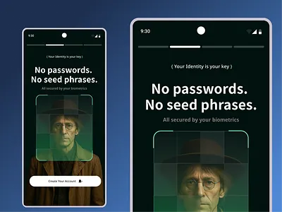Unlock Seamless Security Mobile UI branding design graphic design ui ux