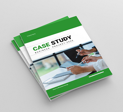 Business Case Study Template branding brochure business creative design illustration layout study template
