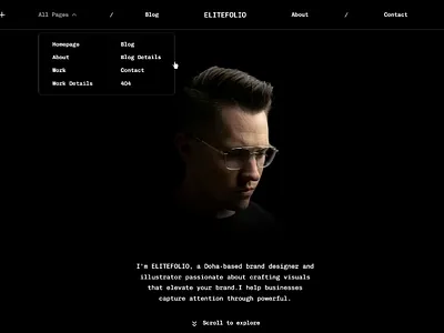 Personal portfolio website animation branding creative design creative portfolio design dark mode website development website landing page minimal modern personal portfolio website portfolio landing page portfolio site product design resume ui ui ux design web template