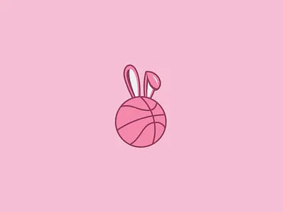 Basketball Logo basketball logo branding design graphic design illustration logo logo design logoinspiration rabbit logo vector