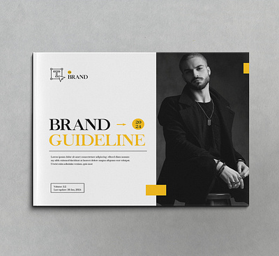Minimal Brand Guideline Template brand branding brochure business creative design duideline illustration layout minimal template