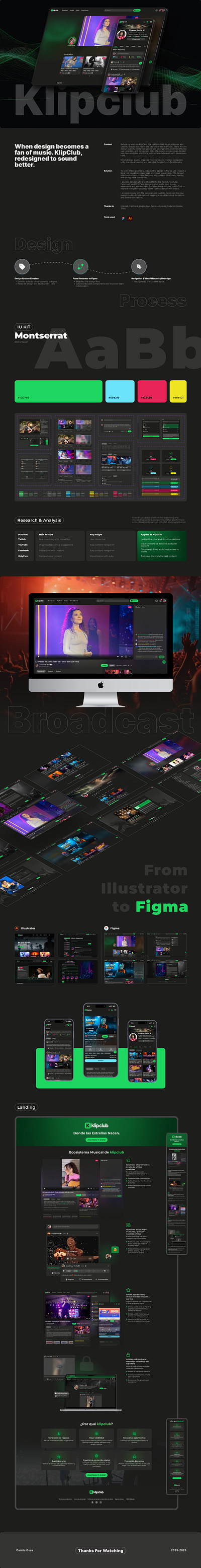 Klipclub | Social Media Web - Entertainment branding design entertainment figma landing page product design social media web ui user interface uxui website