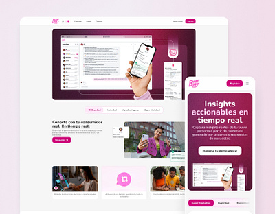 BuyerBud.ia | Website & Dashboard - Social Listening artificial intelligence design figma ia product design ui user interface uxui