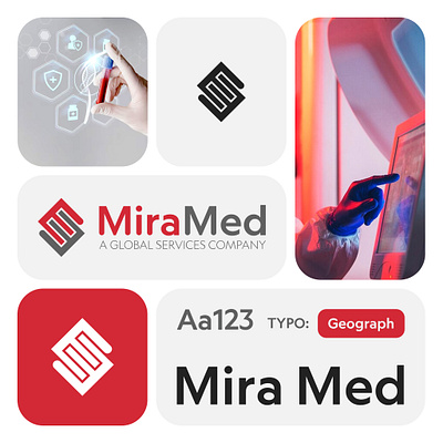 MiraMed — Medical Ozone Therapy Equipment branding design graphic design illustration logo logo design logotype print design vector