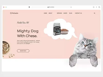 Petopia – Smart Pet Care Web Design animal service app cleanui figma ui design figmadesign minimaldesign mobile care app ui modernweb pet app ui petcarewebsite prduct design product design responsivedesign servicedesign ui ui design uiux for pet app user interface design ux design webdesign websiteconcept