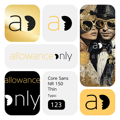 Allowance Only — Find Sugar Daddy and Sugar Babies branding design graphic design illustration logo logo design logotype print design vector