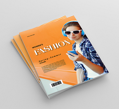 Summer Fashion Magazine Template branding brochure business creative design fashion illustration layout magazine summer template