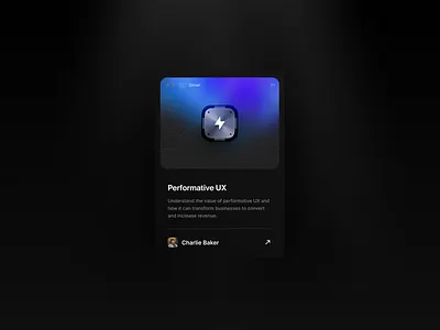 Blog Thumbnail ✨ blog brand branding clean dark dark mode design gradient graphic design identity illustration logo minimal thumbnail ui