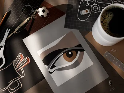 "Morning coffee" His 3d 3d art after effects c4d cinema4d coffee design graphic design illustration modeling motion design motion graphics still life texture