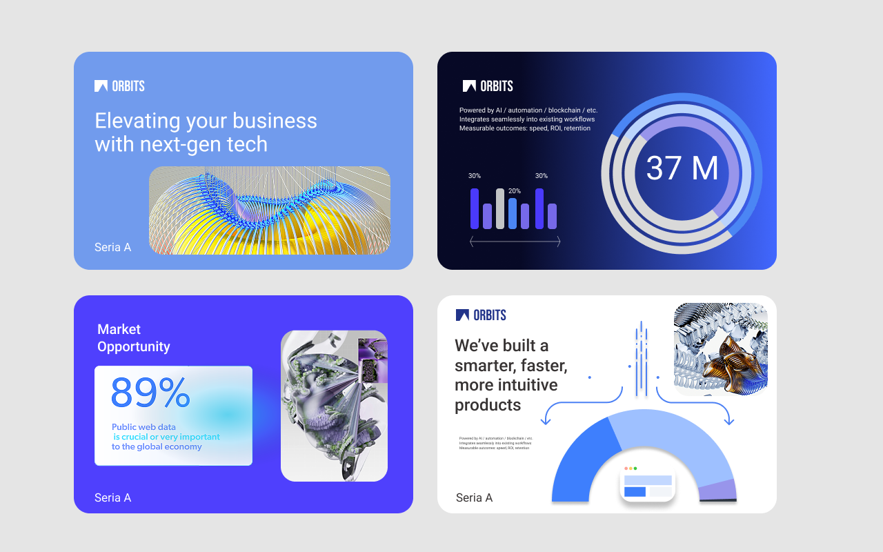 Example of Pitch Decks: Strategic & Visual Aligned