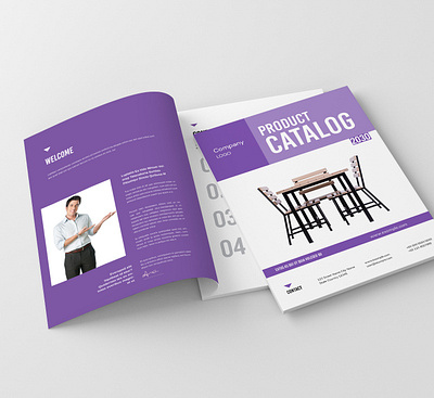 Product Catalog Template branding brochure business catalog creative design illustration layout product template