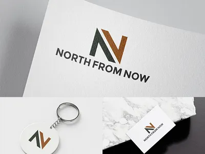 North From Now - Logo Design. brand designer braning graphic designer logo designer