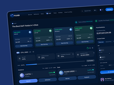Best Defi Yields ai crypto bot best defi yields blockchaindesign crypto dashboard crypto exchange cryptocurrency cryptoui defi defidesign defisecurity productdesign riskadjustedyield smartyield ui design web design web site web3 web3ux yieldfarming