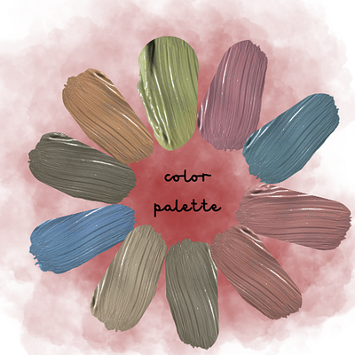color Platte graphic design