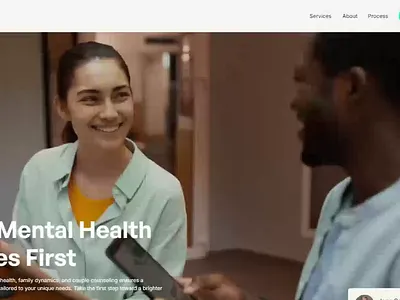 Mentra - website tailored for coaches and consultants. 3d coaching figma framer health landing page web design webflow