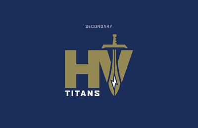 Hidden Valley High School Titans - Secondary hidden valley lightning bolt roanoke sword titan titans virginia