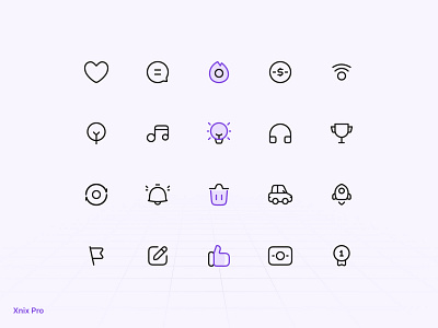 Xnix Pro - 700+ icons for Everyone design duotone icons filled icon free free icons freebie icon icon pack iconography icons illustration line icon minimal icons pack stroke icon xnix xnix pro