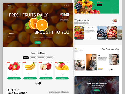 E-commerce creative e commerce graphic design landing page ui uiux website