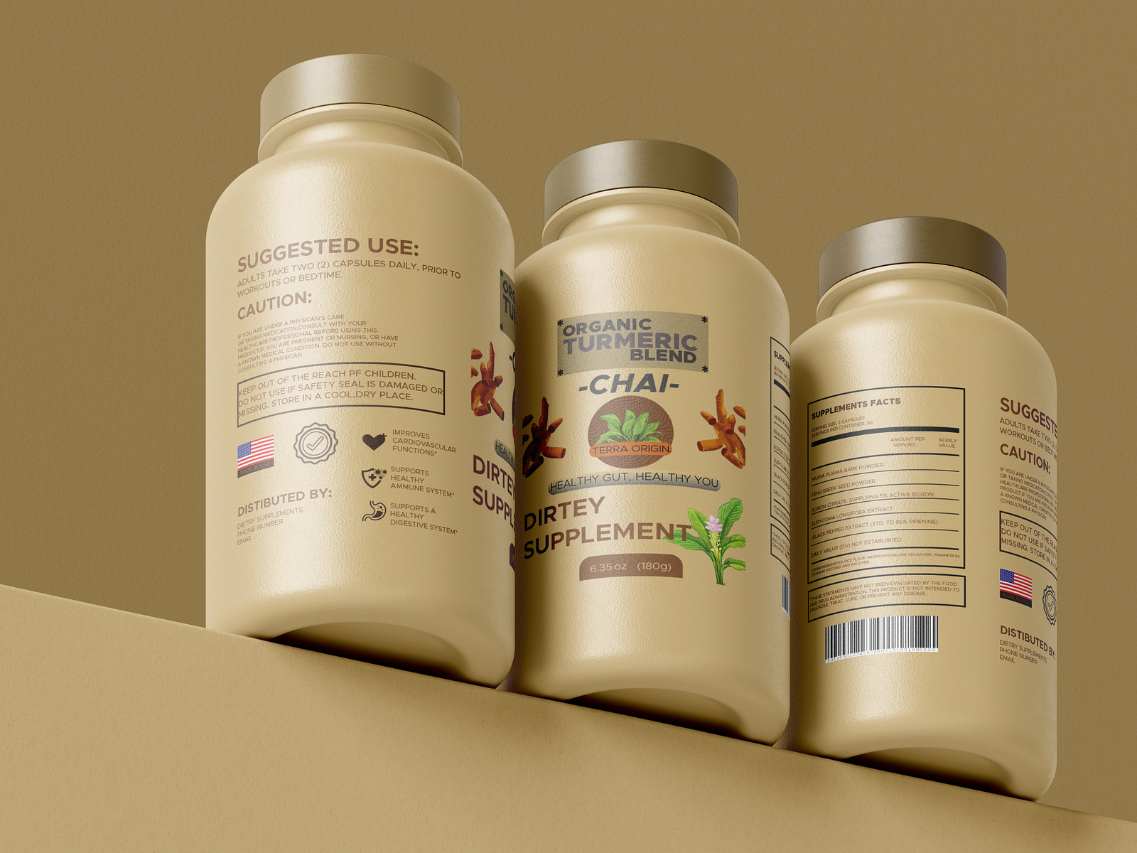 Supplement Label Design | High-Converting Packaging by Ahmad Mujtaba on ...