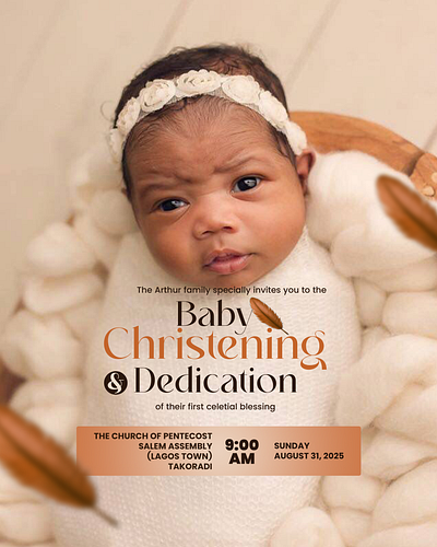 Baby Naming Ceremony Artwork branding design flyer graphic design poster thumnails