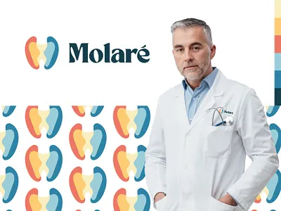 Molaré Logo Design brand identity branding care concept dental dentist flat health healthcare hospital logo logo design minimal molar monogram motion graphics startup symbol teeth tooth