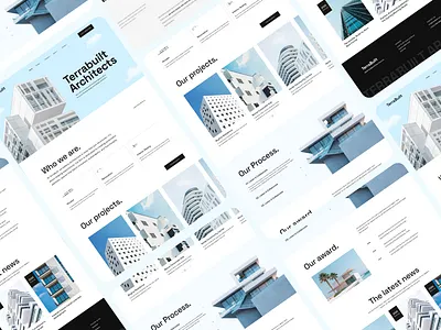 TerraBuilt Website — Where Architecture Meets Experience 🏛️ branding design graphic design logo typography ui ux
