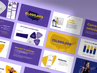 A Fitness App Pitch Deck creative pitch deck figma fitness pitch deck google slides keynote pitch deck powerpoint slides