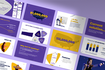 A Fitness App Pitch Deck creative pitch deck figma fitness pitch deck google slides keynote pitch deck powerpoint slides