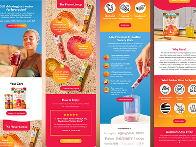 Rasa Abandoned Cart Klaviyo Emails abandoned cart branding e commerce email branding email inspiration email marketing klaviyo post purchase shopify emails web design