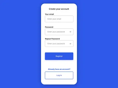 Create New Account Form account clean create form interface process profile regtration simple smartphone ui user white wireframe