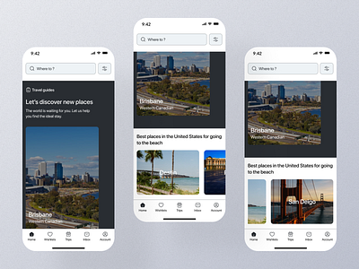 Travel Guide Mobile App Ui app graphic design mobile screen travel guide travel guide app travel guide dashboard travel guide design travel guide details travel guide experience travel guide interface travel guide mobile travel guide option travel guide page travel guide screen travel guide setting travel guide ui travel guide view ui uiux