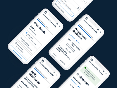International Wires digital product design fintech ui ux