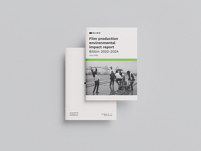 Graphic Design for a Film Production Environmental Report branding design graphic design illustration marketing sustainability typography