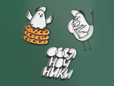 Значки "Овсяночники" graphic design illustration vector