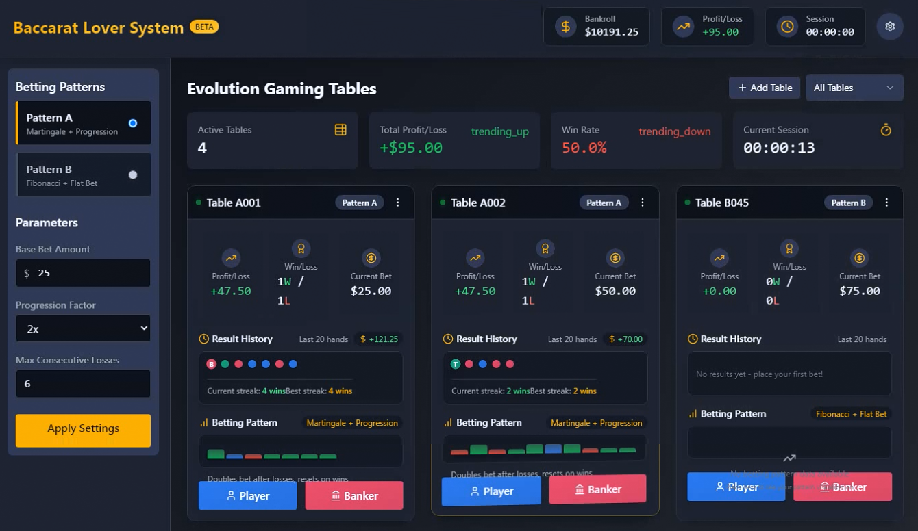Baccarat Software Development baccarat betting building casino crafting demo design designer designing developer development gambling game gaming platform site software strategy ui web