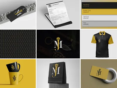 Luxury Branding for Jedi Marketing blackandgold brandidentity designshowcase dribbbledesign freelancedesigner logodesign luxurydesign minimallogo modernbranding visualdesign