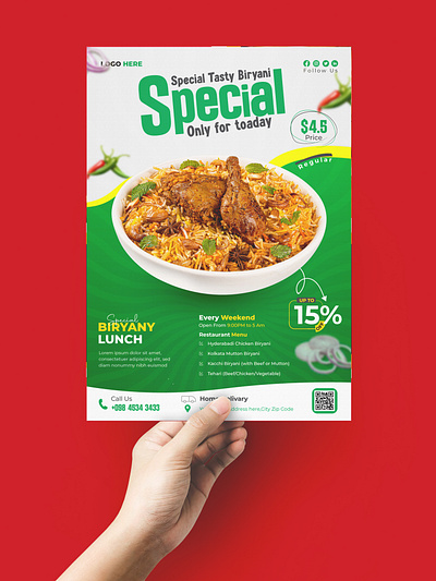 Food poster design desig flyer food menu poster resturant
