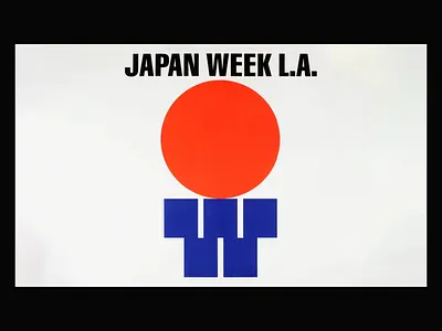 Minimal Japan Festival Poster abstract figure brand communication creative layout cultural poster event identity festival branding geometric design graphic art graphic balance iconic branding identity system international design japan branding japan week modern minimalism modern poster red circle typography visual culture visual storytelling