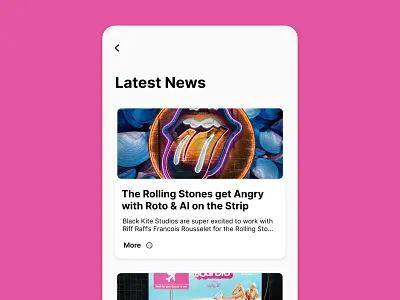 Blog page UI design concept - Latest blog post blog concept feed graphic design idea news page post screen site ui ux