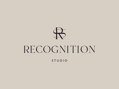 Recognition Studio Logo fashion femalewear logo monogram