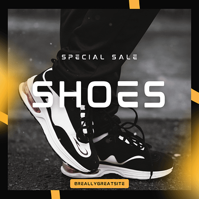 Social media post Shoes branding branding graphic design