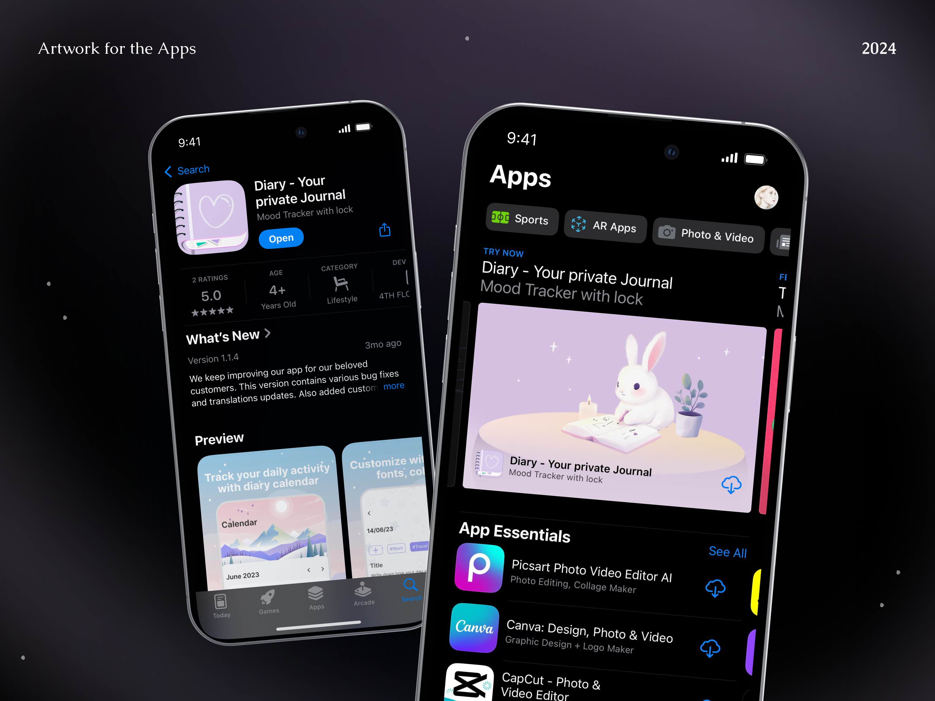 Artwork for the Apps